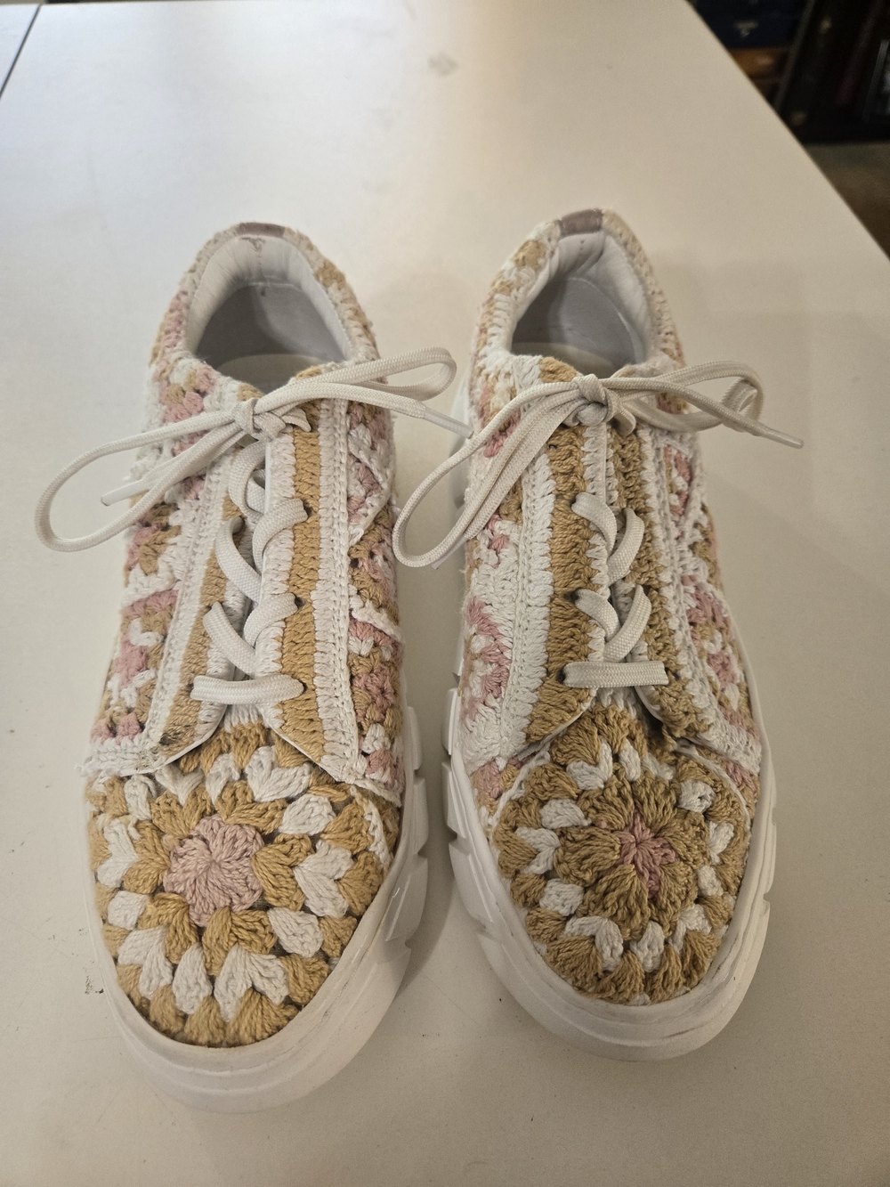 Free People Catch Me If You Can Crochet Sneaker